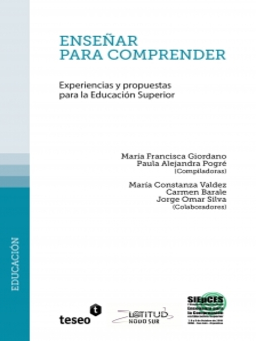 Title details for Enseñar para comprender by María Francisca Giordano - Available